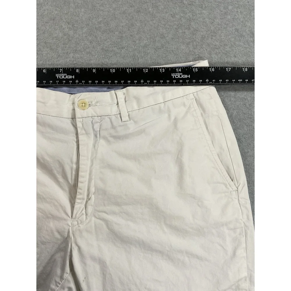 Polo Ralph Lauren Classic Fit Chino Shorts Mens 32 White Cotton 9 Inseam 2413